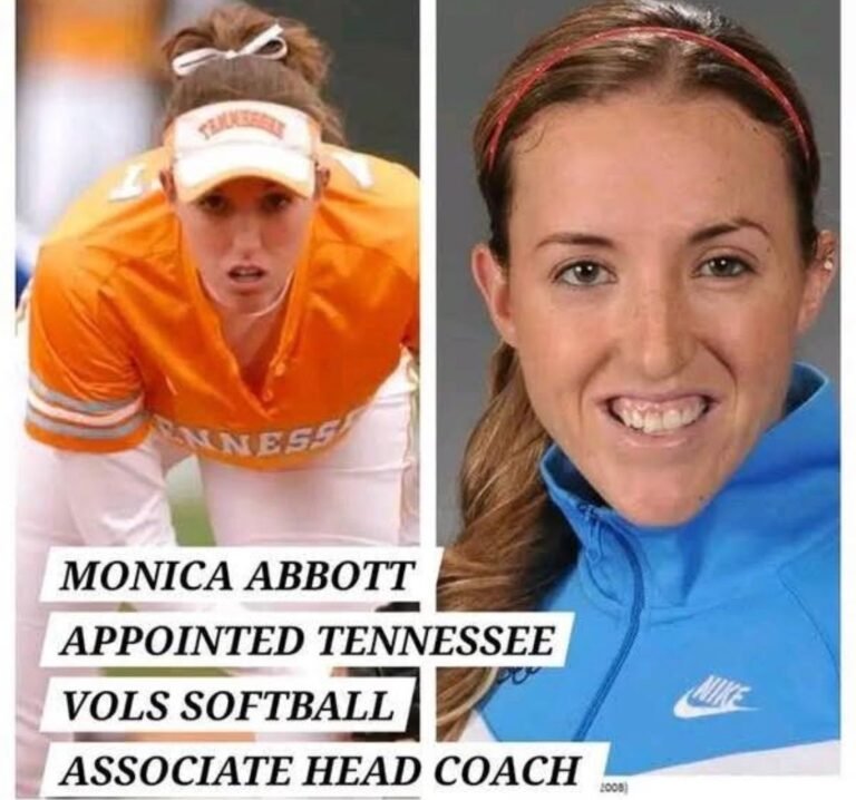 Softball Power Move: Legend of the Olympics The Tennessee Lady Vols have named Monica Abbott as their associate head coach.