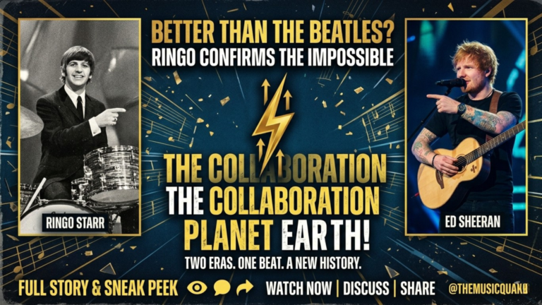 A Collision of Legends: Ringo Starr and Ed Sheeran Set to Shake the Global Music Scene