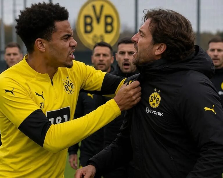Die Spannung steigt bei Borussia Dortmund nach angeblichem Streit zwischen Spieler und Trainer