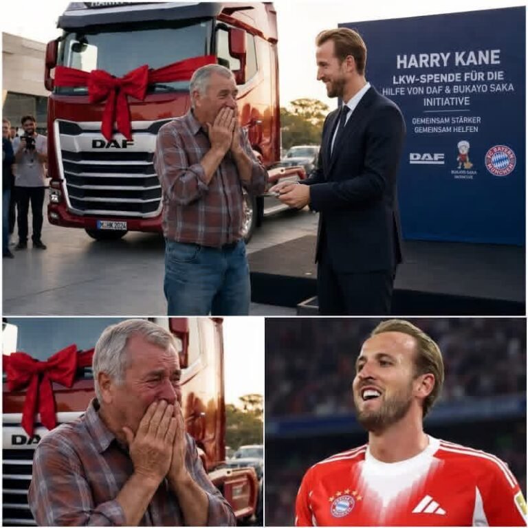 ❤️🚚 Harry Kane bewegt Bayern-Fans: Neuer Lkw für verunglückten Fahrer geschenkt