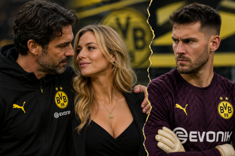 SCHOCKIERENDE NACHRICHT: Trainer von Borussia Dortmund wegen angeblicher Affäre mit der Ehefrau des Torwarts suspendiert.