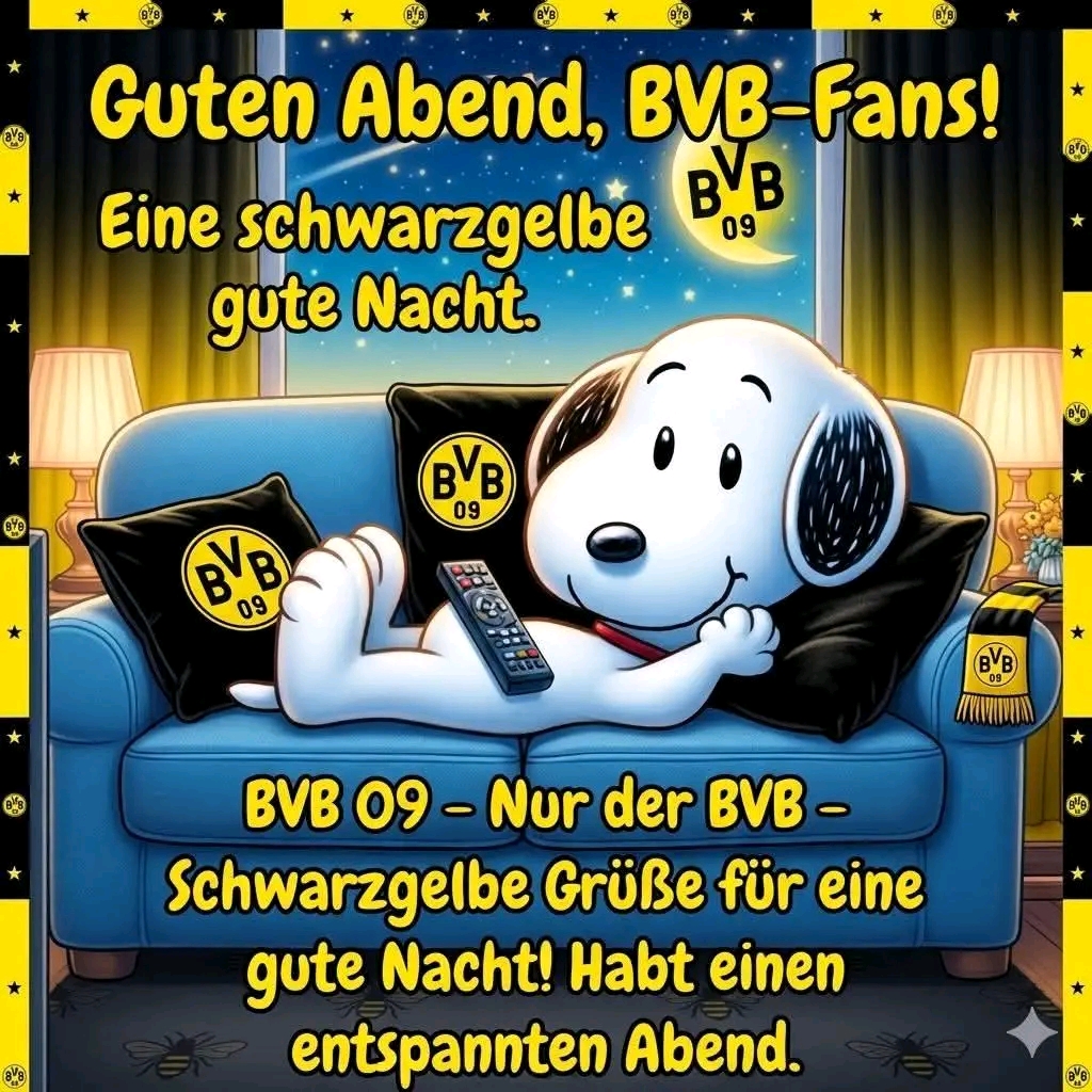 Allen einen entspannten Abend und später eine gute Nacht