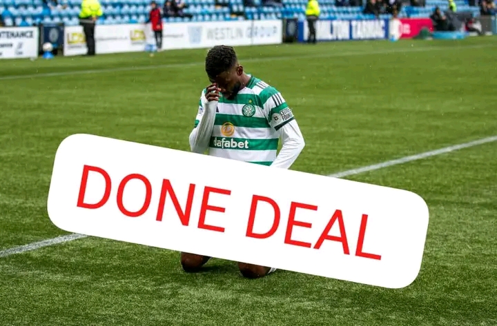 DEAL ACCEPTED: Celtic FC has officially completed a stunning deal to sign a New Attacking Striker Kelechi