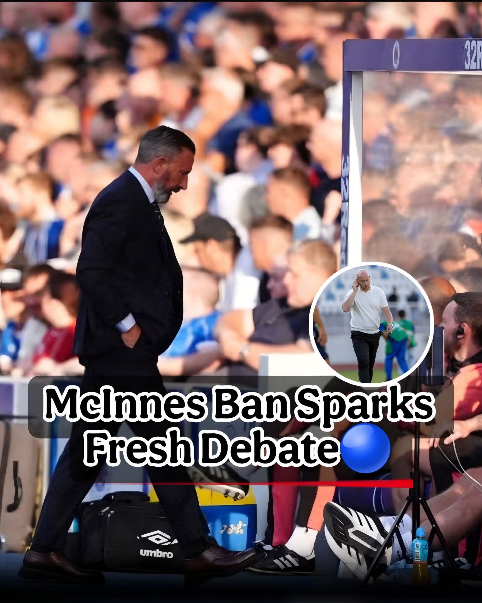 BREAKING: Rangers Challenge Derek McInnes’ Four-Match Touchline Ban as Debate Intensifies Across Scottish Football