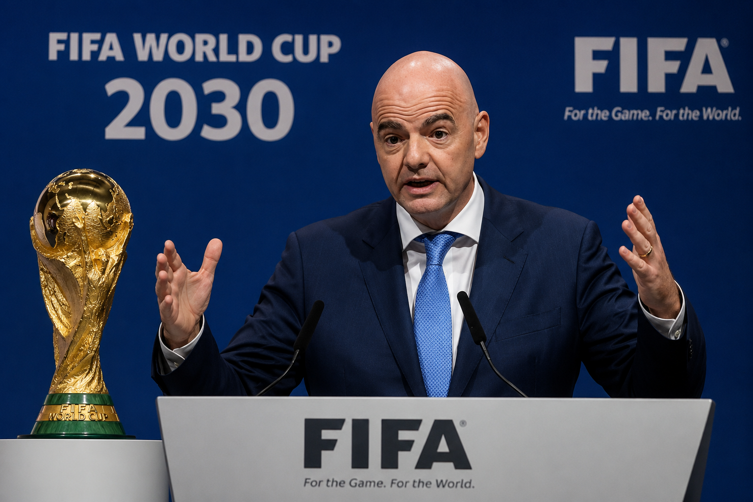 ÚLTIMA HORA: El presidente de la FIFA, Gianni Infantino, presenta a 16 nuevos países