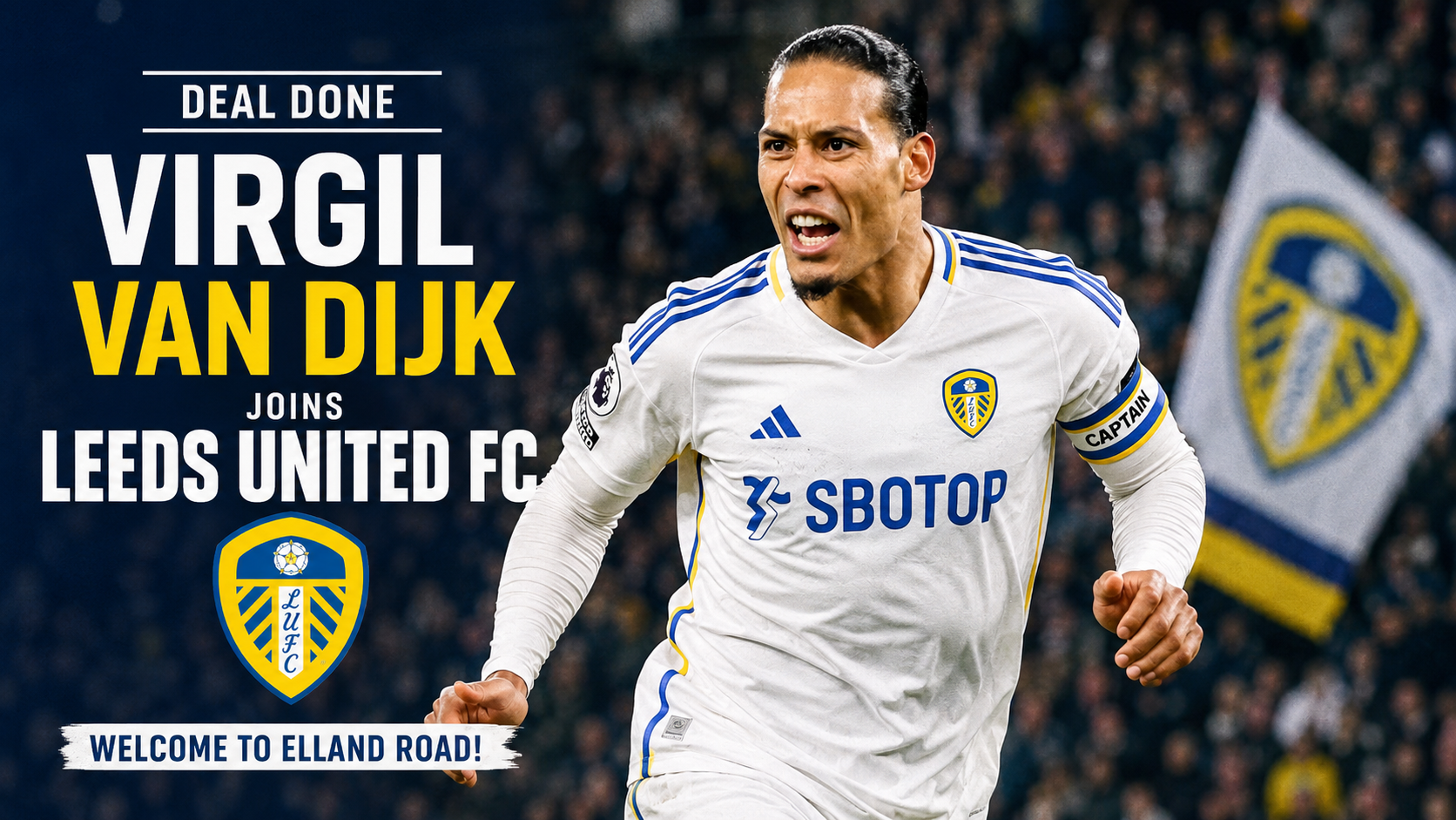 CONFIRM DEAL: Leeds United Has Officially Completed a Deal to Sign Virgil van Dijk from … See More