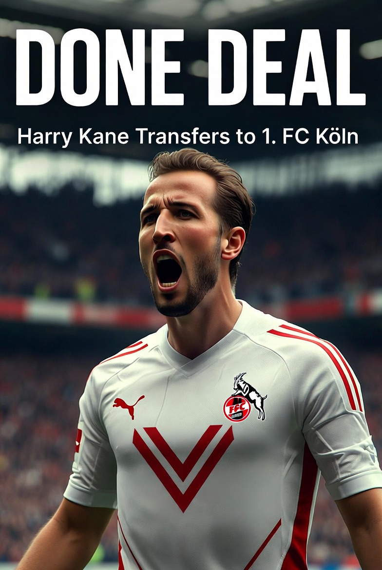 😱 SHOCK TRANSFER (FICTION): Harry Kane Completes Stunning Move to 1. FC Köln – Football Fans Left Speechless!