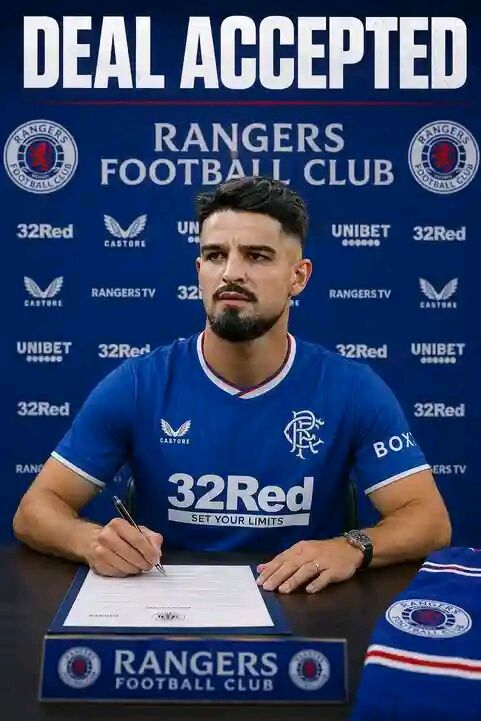DEAL ACCEPTED: Rangers FC Has Officially Completed a Stunning Deal to Sign Forward José Manuel López From South America!… See More