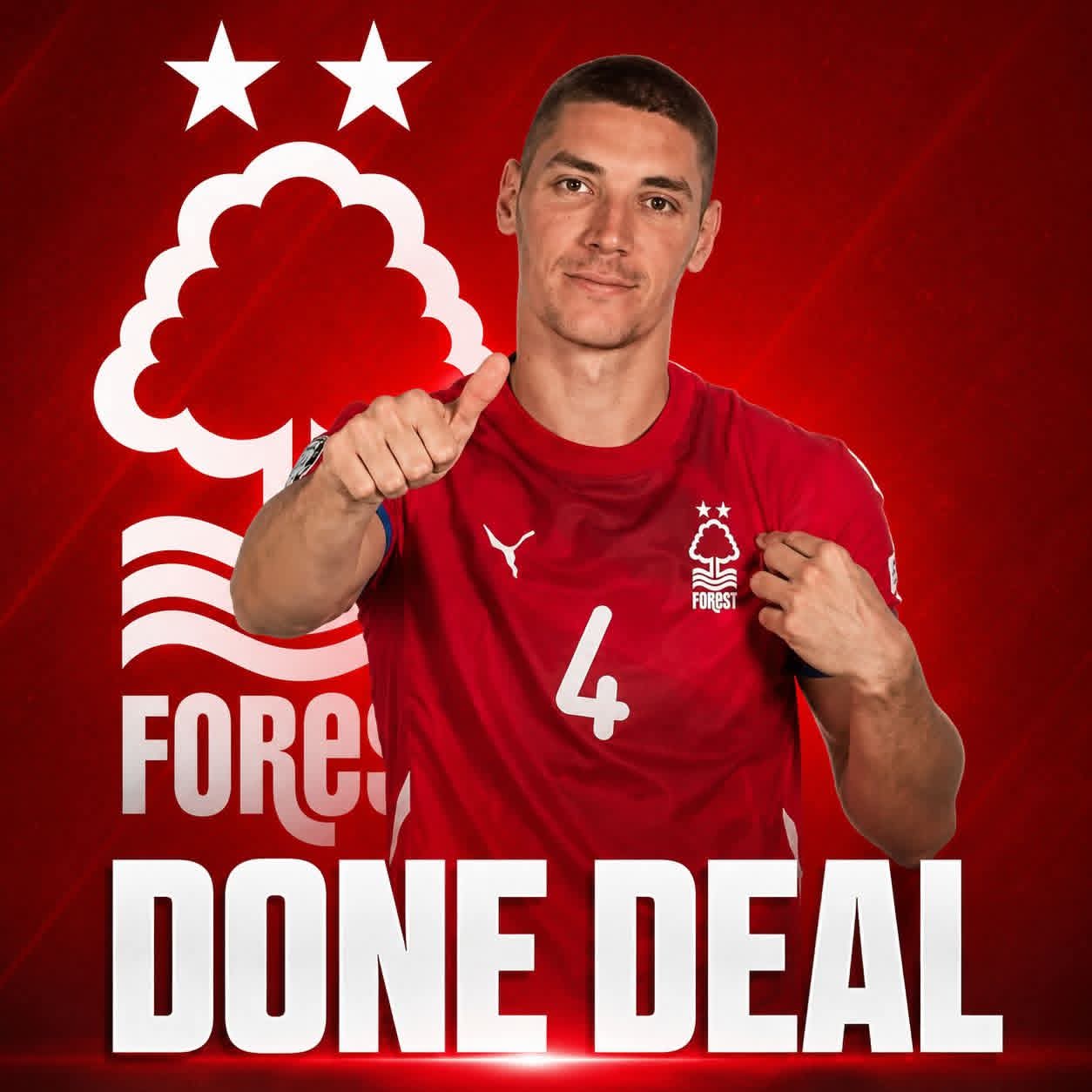 “It’s Official!” — Nikola Milenković Agrees New Deal With Nottingham Forest